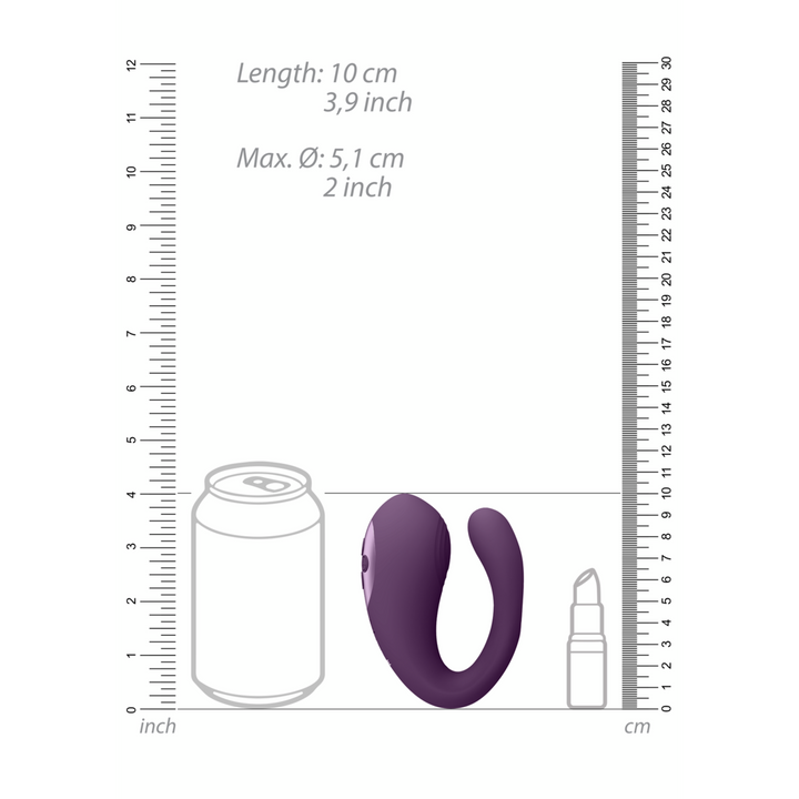 VIVE - Yoko Triple Action Vibrator lila