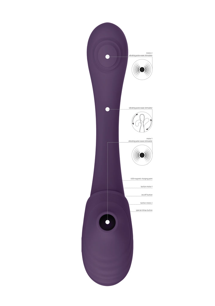 VIVE - Mirai Airwave Vibrator lila