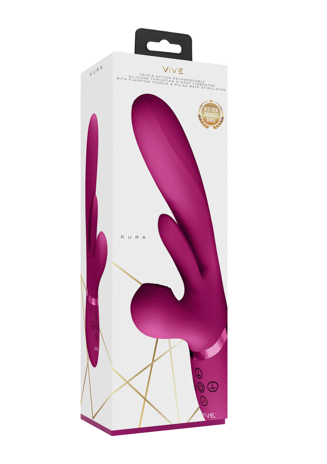 VIVE - Kura stoßender G-Punkt Vibrator pink