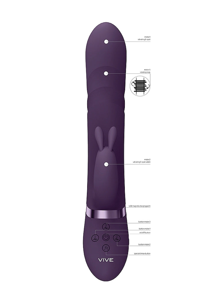 VIVE - Nari Rabbit Vibrator lila