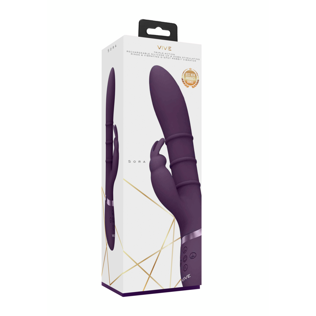 VIVE - Sora Up & Down Rabbit Vibrator lila