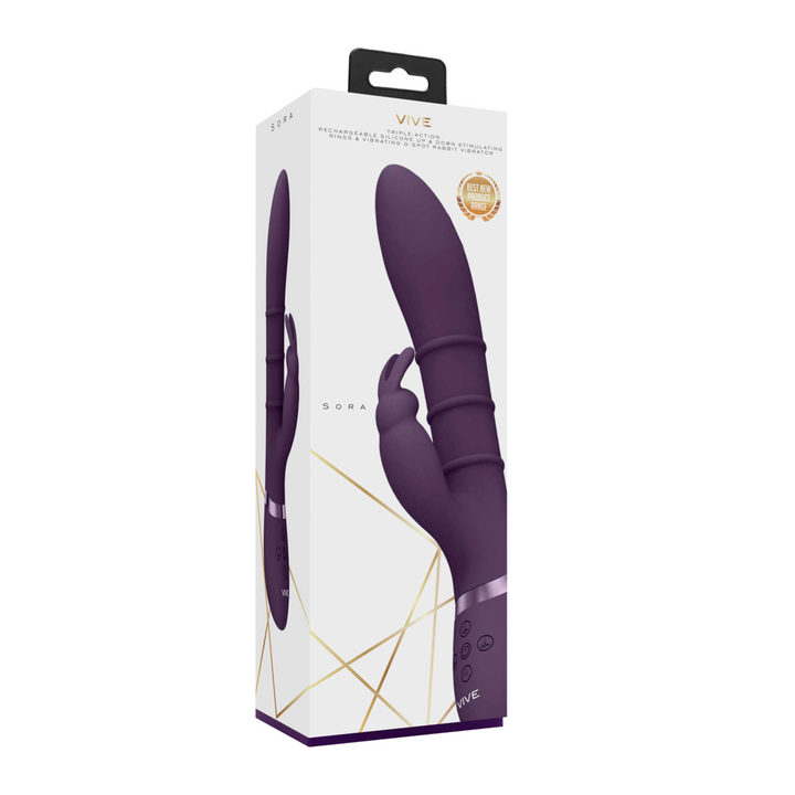 VIVE - Sora Up & Down Rabbit Vibrator lila