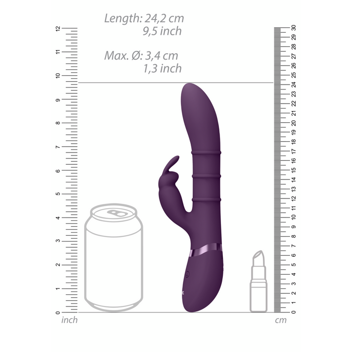 VIVE - Sora Up & Down Rabbit Vibrator lila