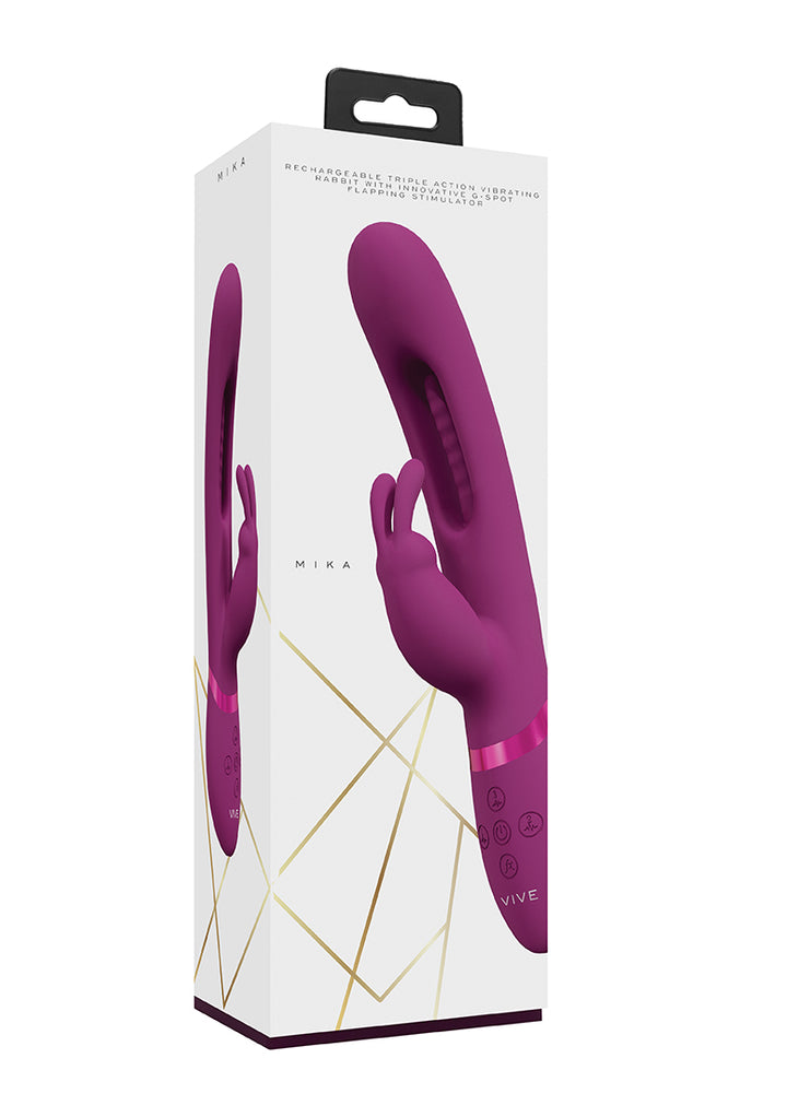 VIVE - Mika tripple Rabbit Vibrator pink