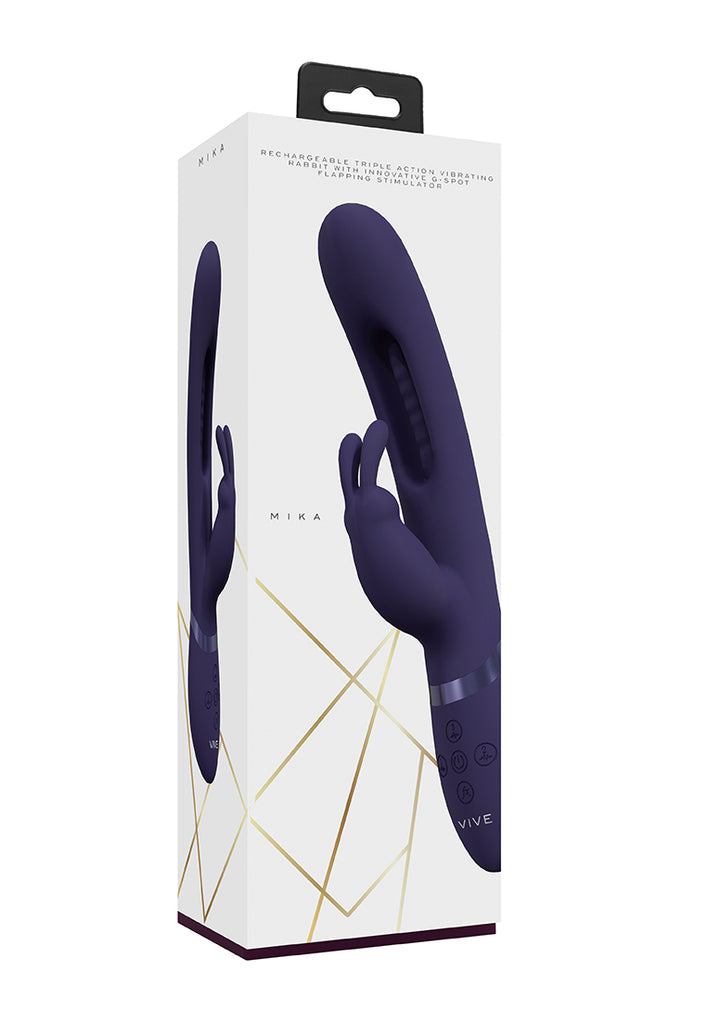 VIVE - Mika tripple Rabbit Vibrator lila