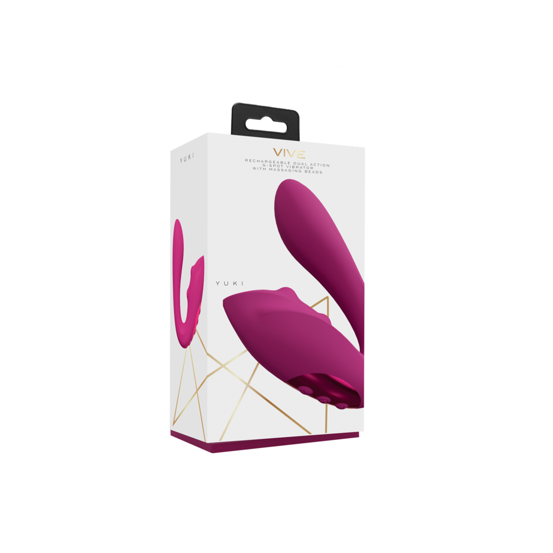 VIVE - Yuki G-Punkt Vibrator mit Kugeln pink