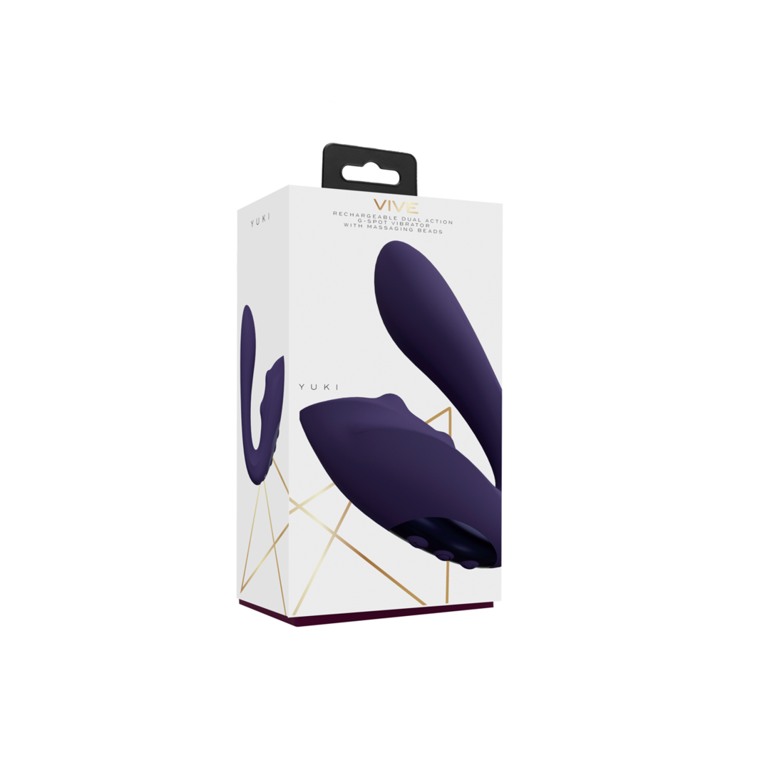 VIVE - Yuki G-Punkt Vibrator mit Kugeln lila