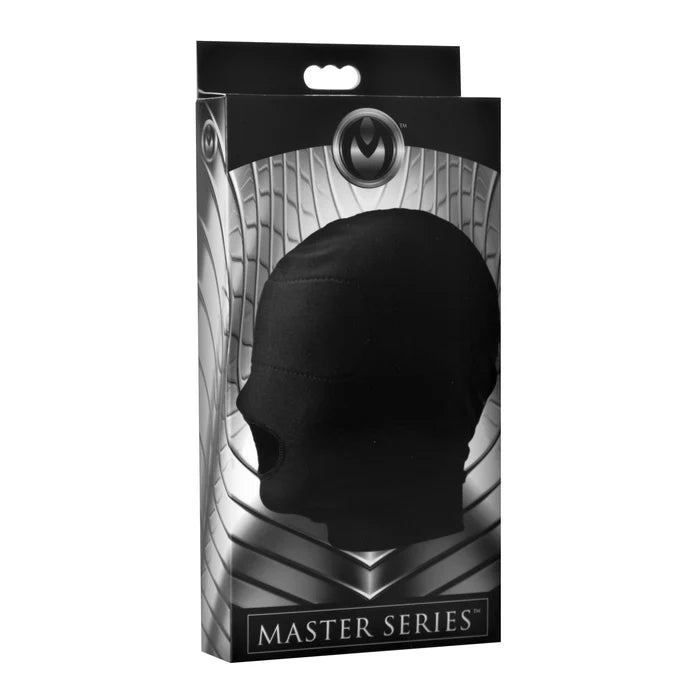 Master Series - Blindfold Maske mit offenem Mund