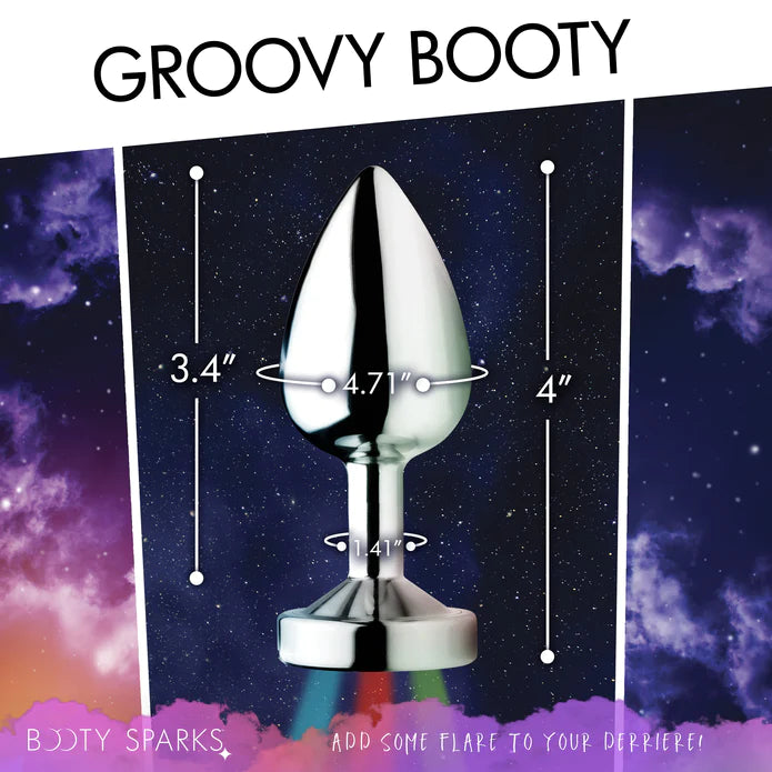 Booty Sparks - "Light Up" Analplug silber groß