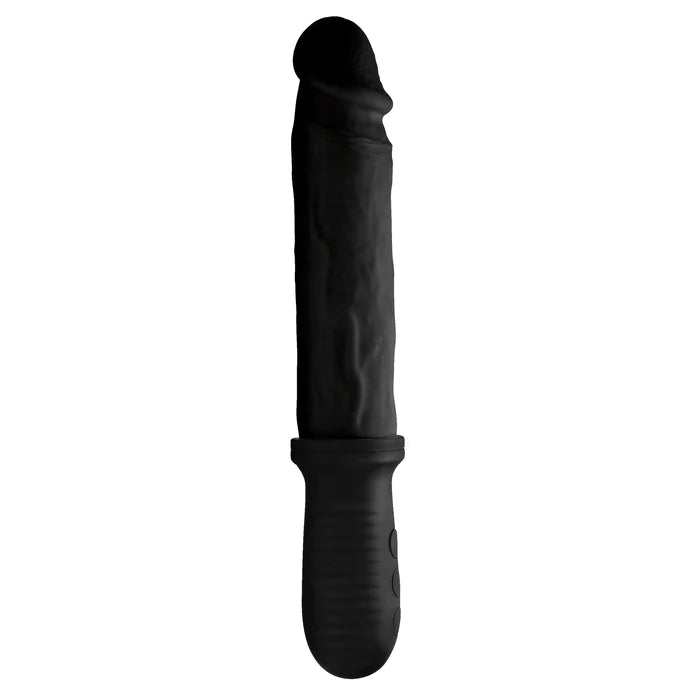 Master Series - Auto Pounder vibrierender und stoßender Dildo schwarz