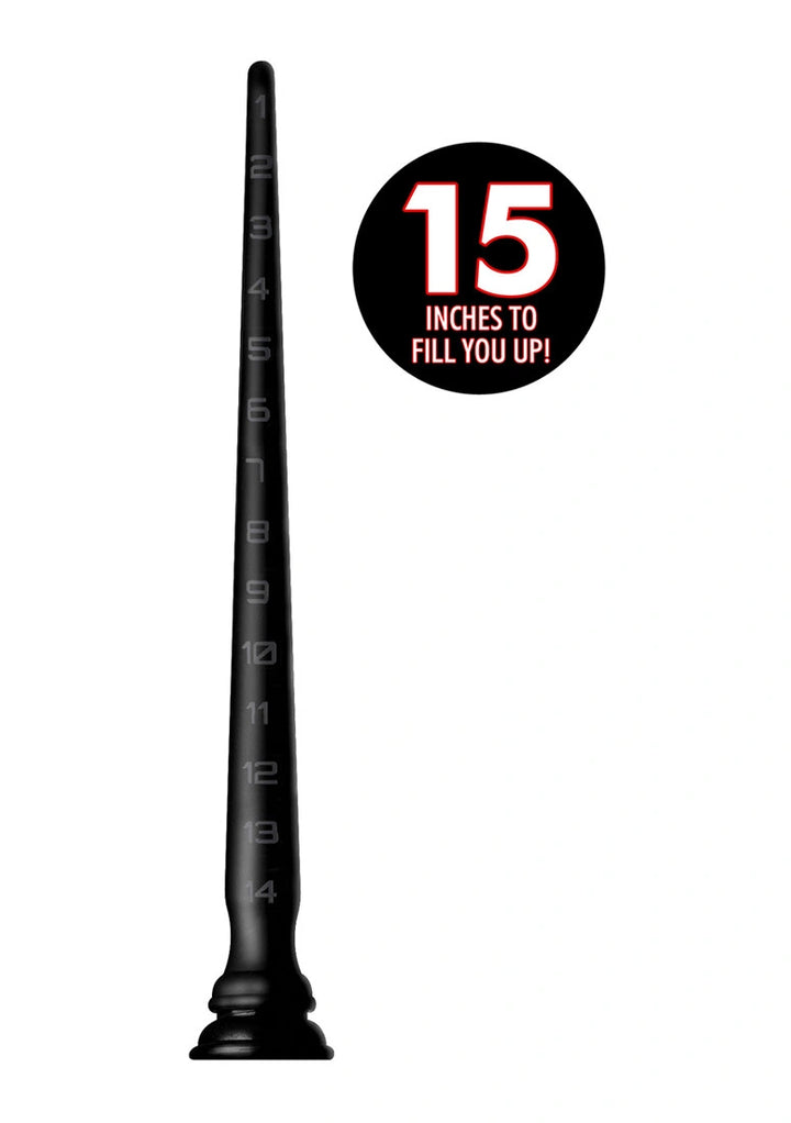 Hosed - Analschlange 38,00 cm - schwarz