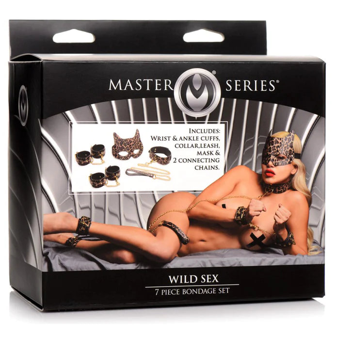 Master Series - Leopard Bondage Set