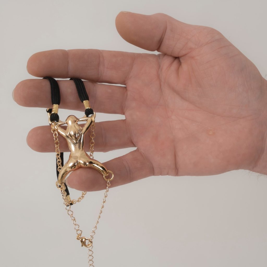 KS Penisschmuck Capture-moi – Golddouble mit verstellbarer Kette – Detailansicht 6