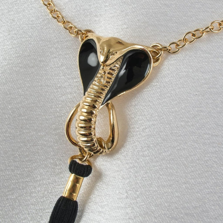 KS Cobra Hodenbesucher Gold – Edles Intimschmuck-Set – Detailansicht 4