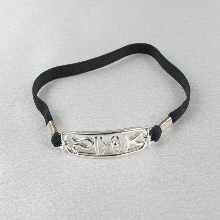 KS Hieroglyphen Penis-Armband Silber – Edles Metall-Accessoire – Detailansicht 2
