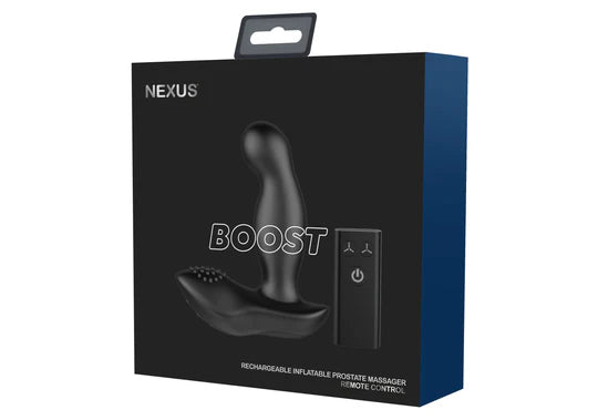 Nexus Boost Prostata Massager Mit Aufblasbarer Spitze – Detailaufnahme Vorderseite