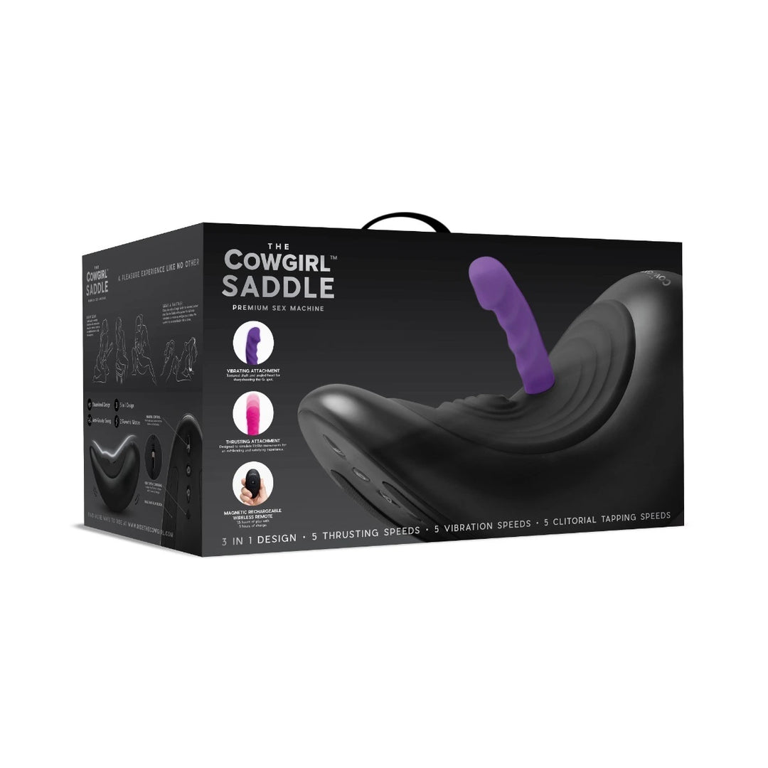The Cowgirl Saddle Machine – Reitende Sexmaschine mit Vibration & Thrust