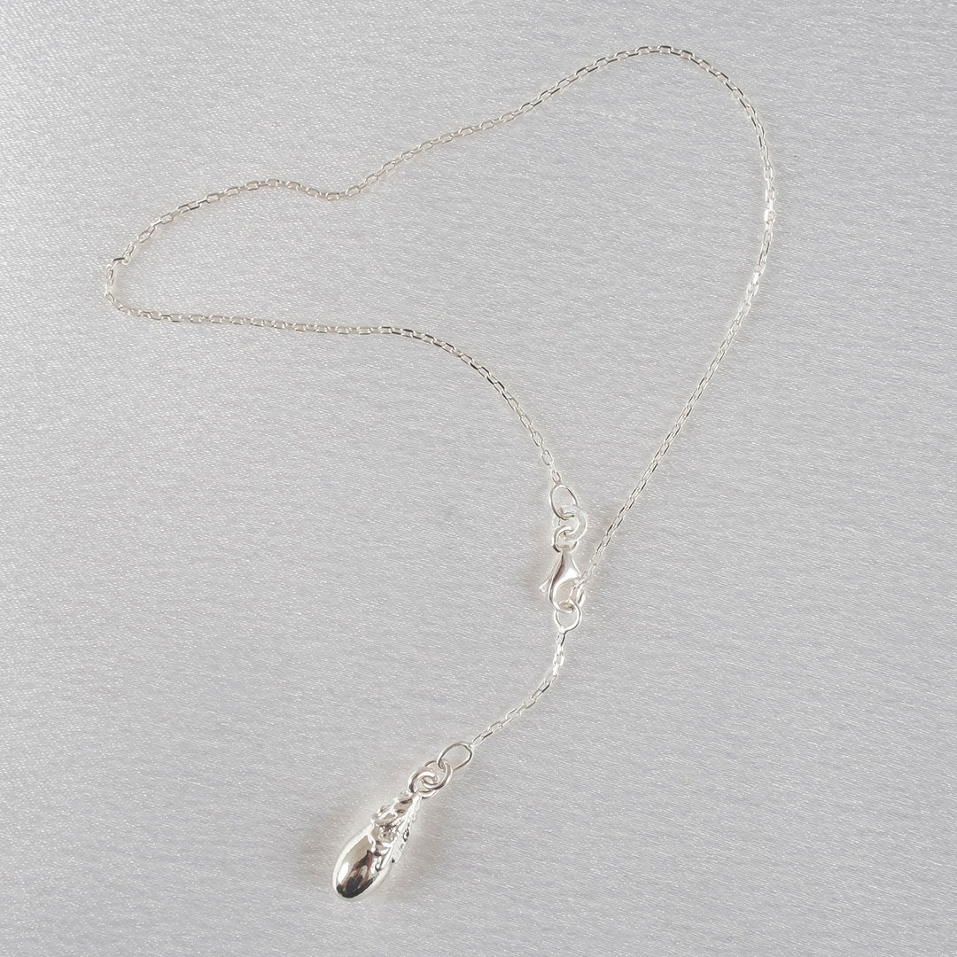 KS Fußschmuck Träne der Lust – Silber Fußkette – Produktansicht