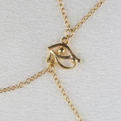 KS Handschmuck Auge des Horus – vergoldet