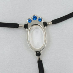 KS - Klitorisschmuck aus Silber und Saphir