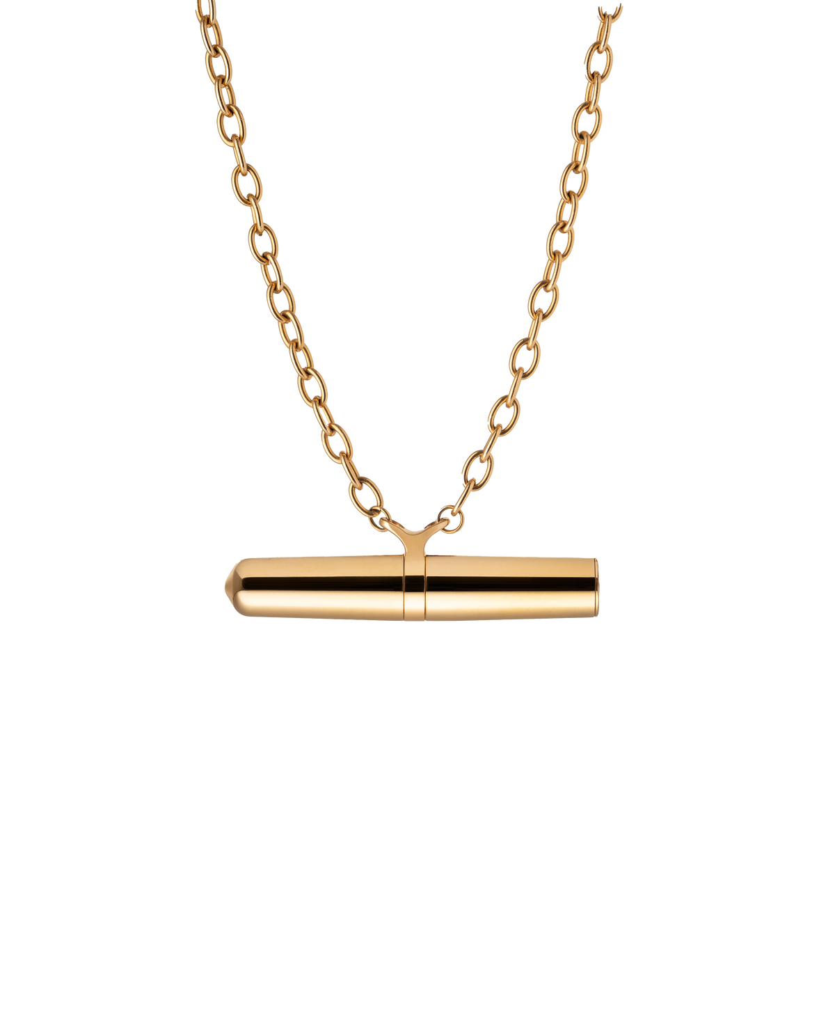 CRAVE Tease Halskette in 24 Karat Gold