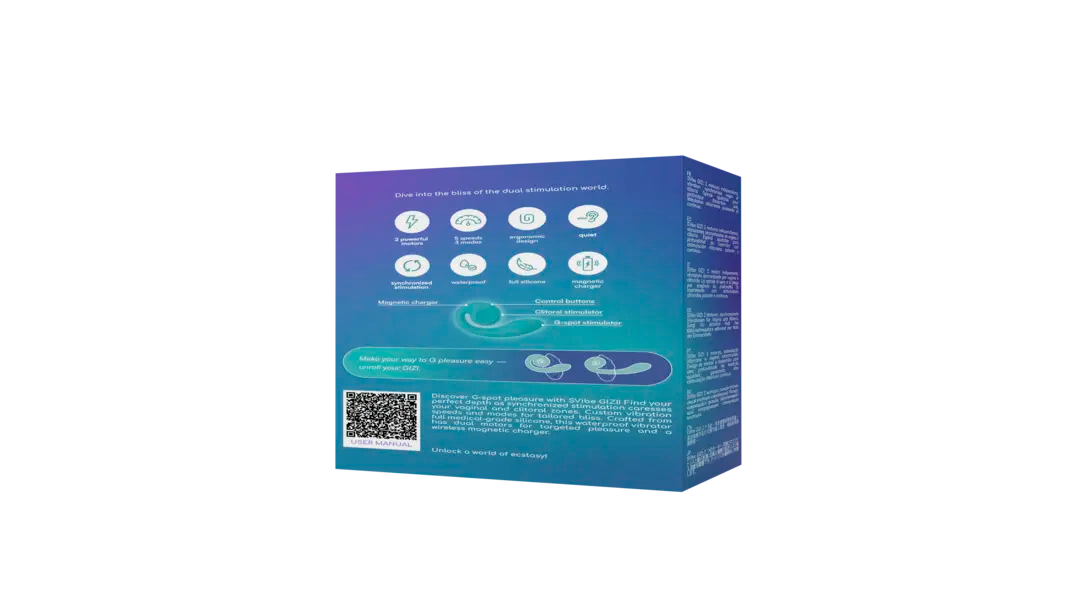 SVibe - Snail GIZI dualer G-Punkt Vibrator türkis