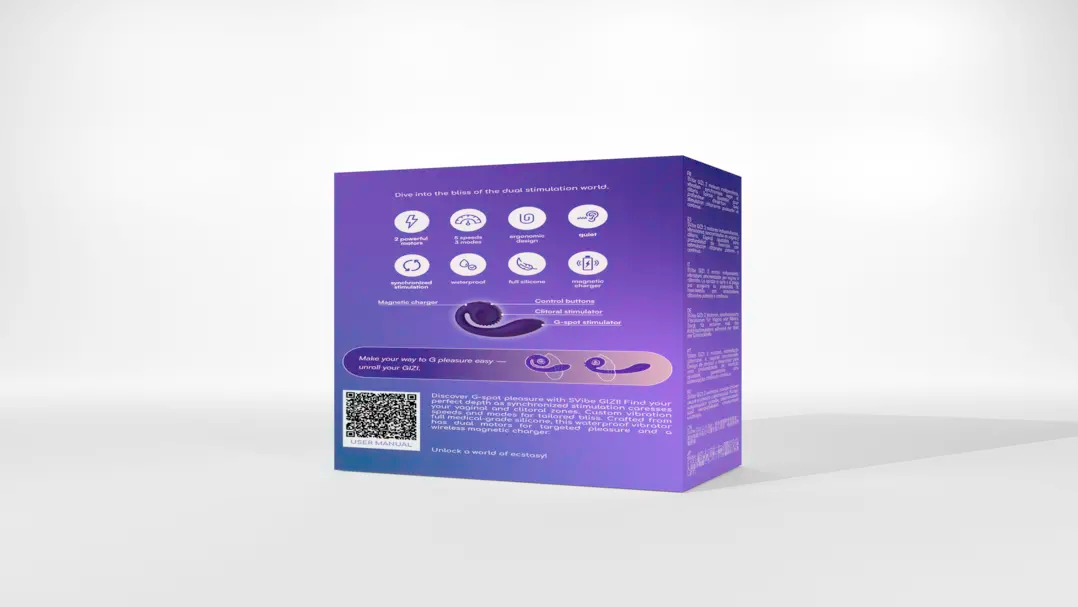 SVibe - Snail GIZI dualer G-Punkt Vibrator lila