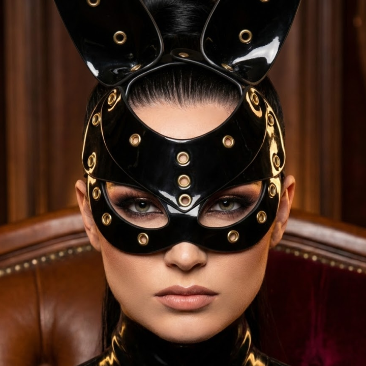 Kinky Diva Bunny-Maske Seitenansicht