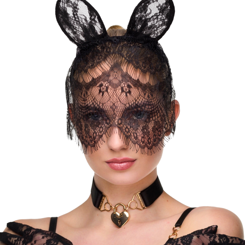 Kinky Diva Katzenmaske Detail