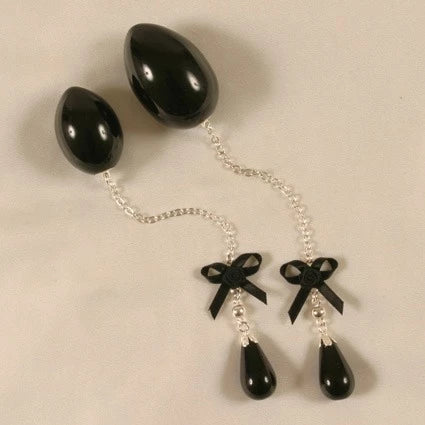 KS - Intim-Ei Silber mit Perlen