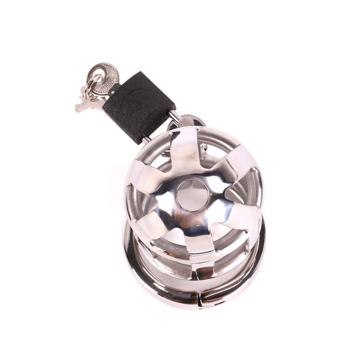 Kiotos Steel Edelstahl-Peniskäfig DeLuxe mit 3 Ringen 6,00 cm