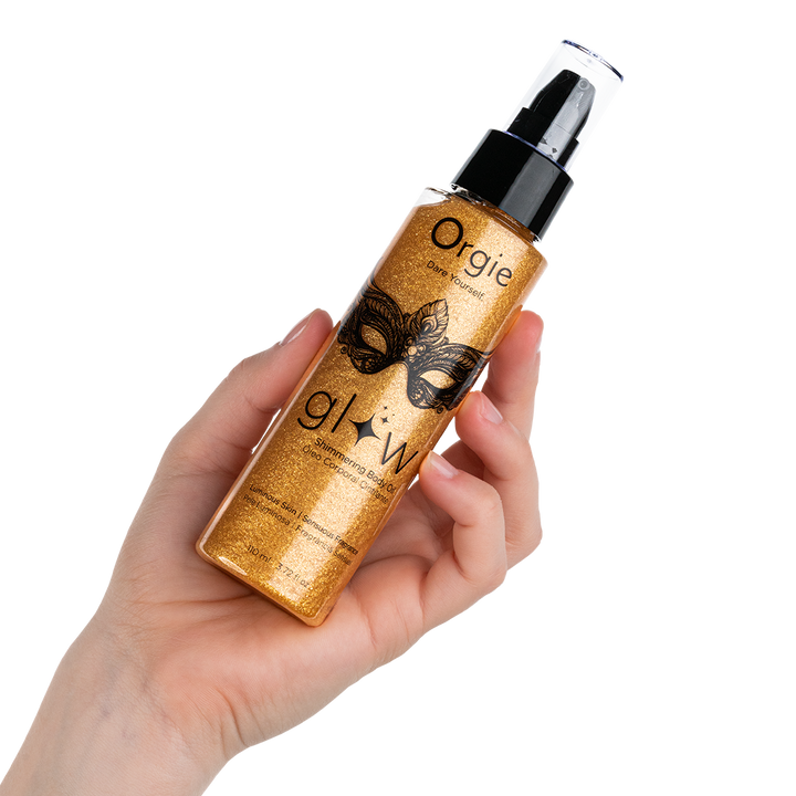 Orgie – Glow - Shimmering Body Oil – Schimmerndes Körperöl, 110 ml – Herstellerbild 2