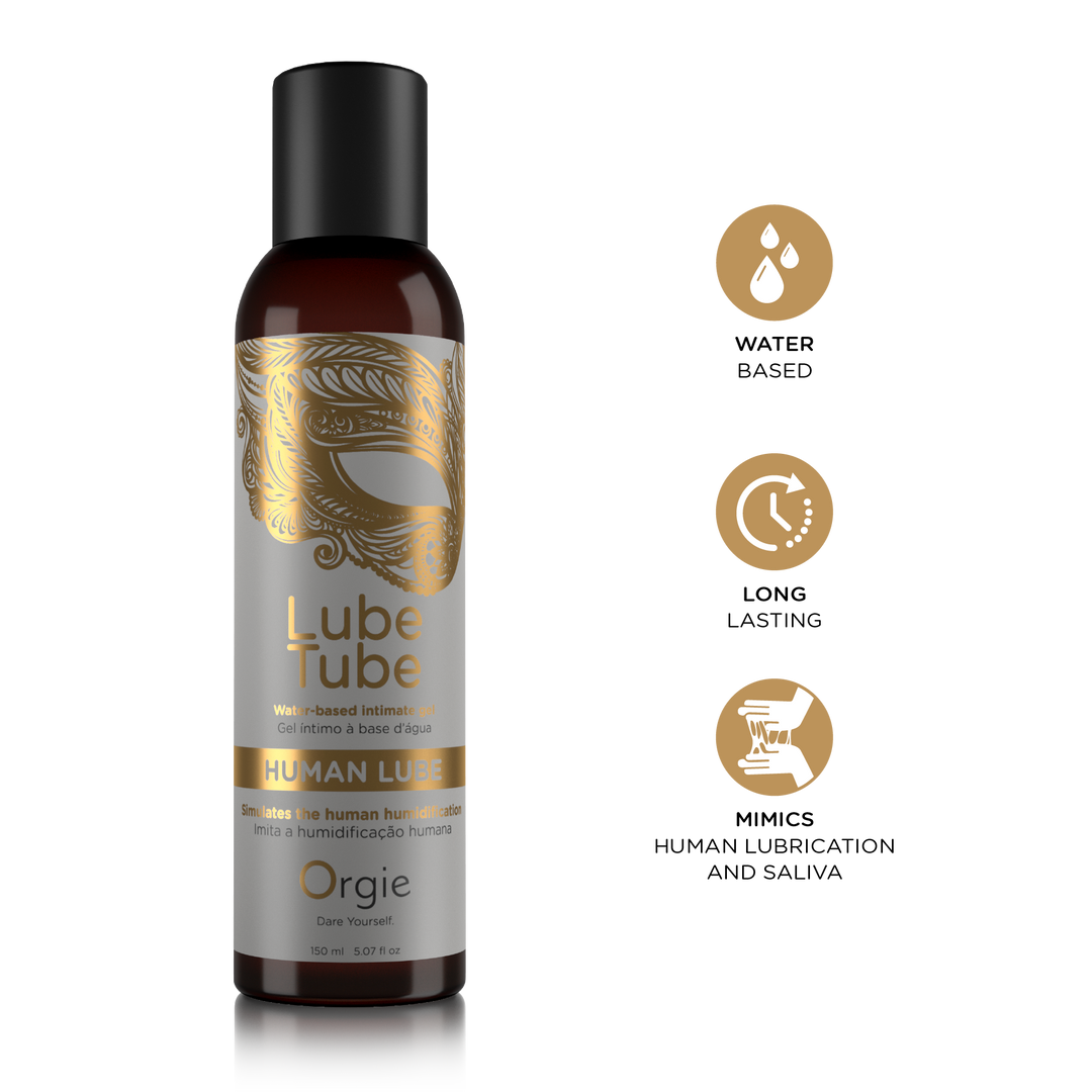 Orgie – Lube Tube - Human Lube – Gleitgel auf Wasserbasis, 150 ml – Herstellerbild 3