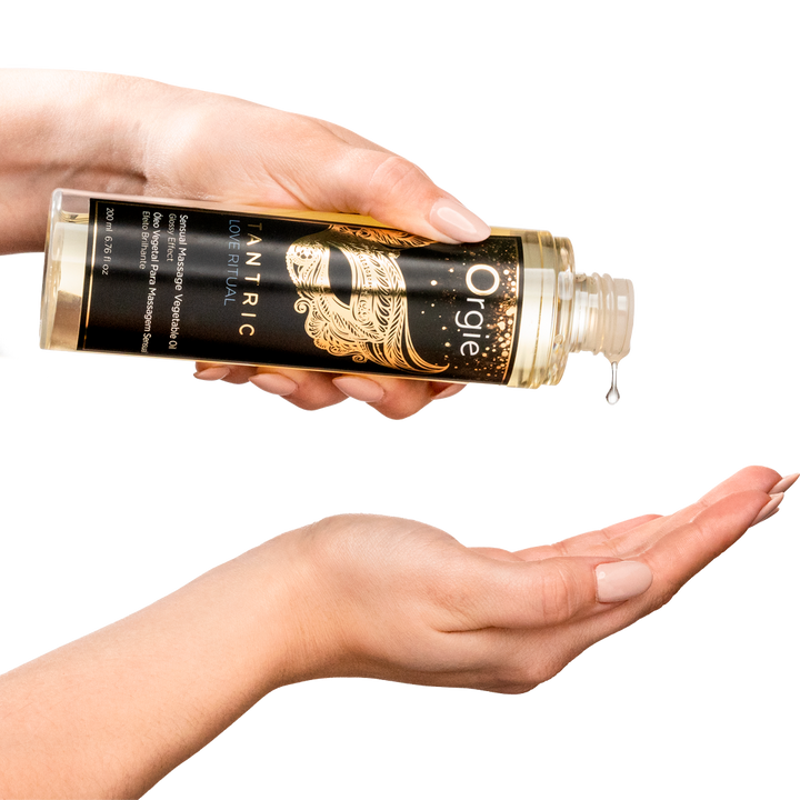 Orgie – Tantric Love Ritual – Sinnliches Massageöl, 200 ml – Herstellerbild 2