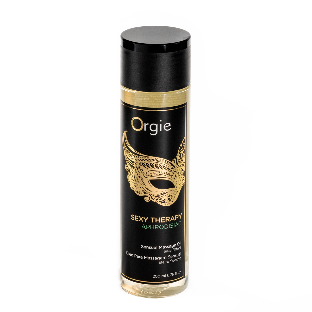 Orgie – Sexy Therapy Aphrodisiac – Sinnliches Massageöl, 200 ml – Herstellerbild 1