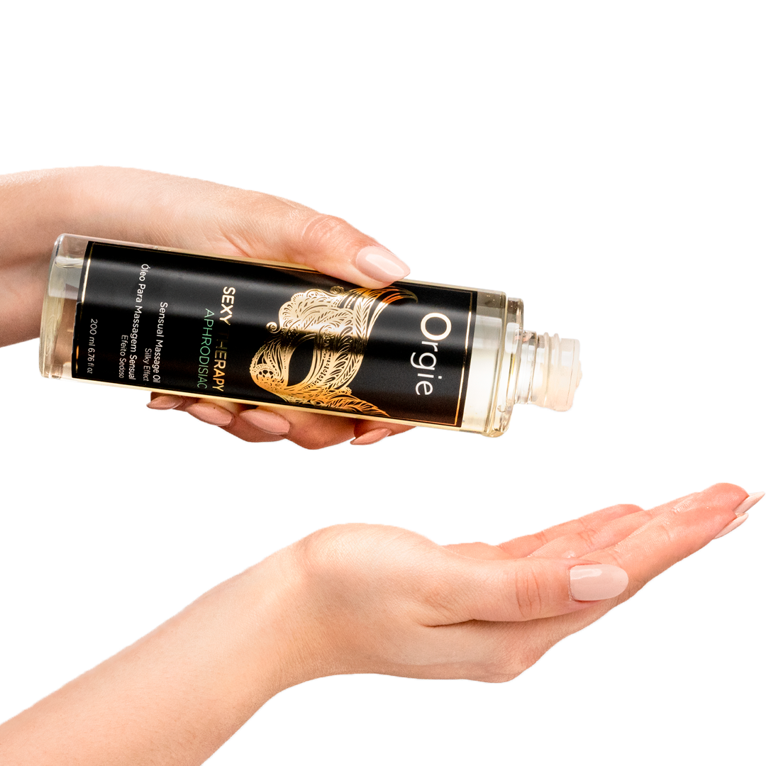 Orgie – Sexy Therapy Aphrodisiac – Sinnliches Massageöl, 200 ml – Herstellerbild 2