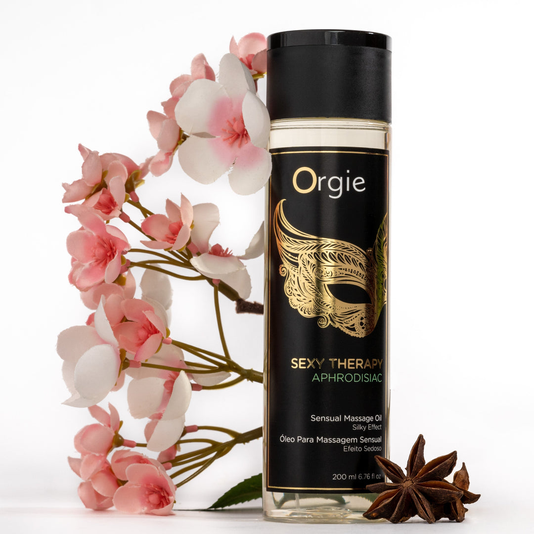Orgie – Sexy Therapy Aphrodisiac – Sinnliches Massageöl, 200 ml – Herstellerbild 4