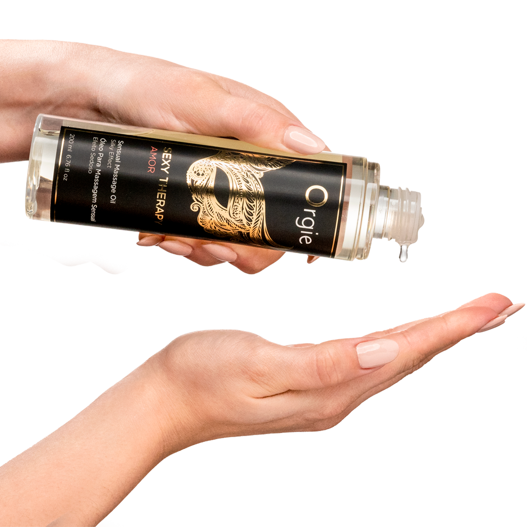 Orgie – Sexy Therapy Amor – Sinnliches Massageöl, 200 ml – Herstellerbild 2