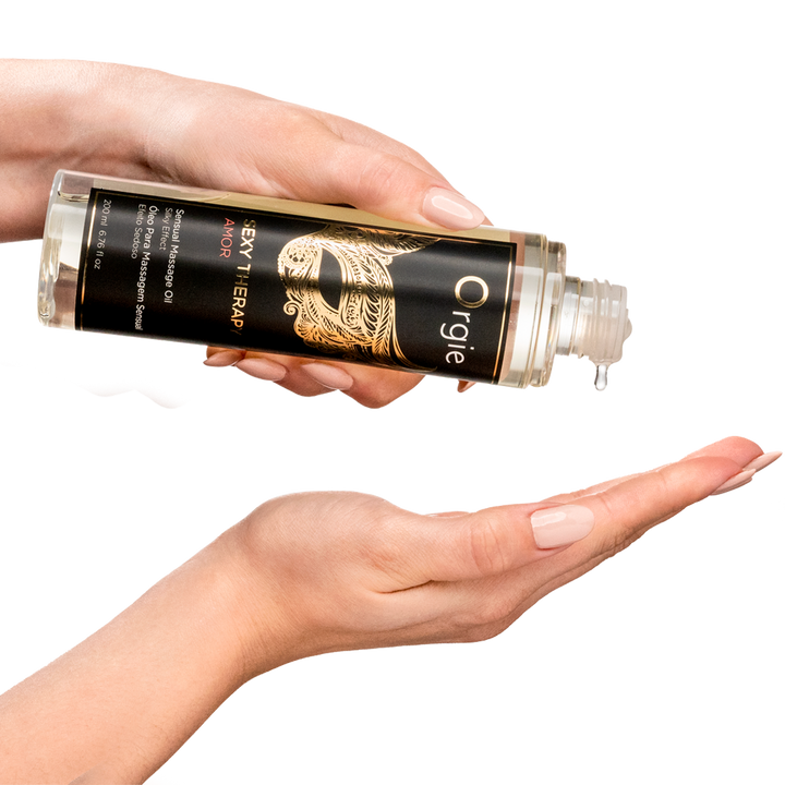 Orgie – Sexy Therapy Amor – Sinnliches Massageöl, 200 ml – Herstellerbild 2