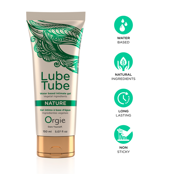 Orgie – Lube Tube Nature – Gleitgel auf Wasserbasis, 150 ml – Herstellerbild 3