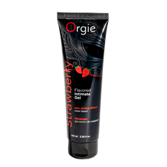 Orgie – Lube Tube Strawberry – Aromatisiertes Gleitgel auf Wasserbasis, 100 ml