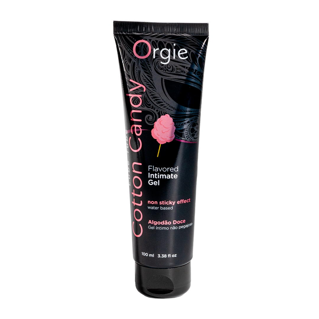 Orgie – Lube Tube Cotton Candy – Aromatisiertes Gleitgel auf Wasserbasis, 100 ml – Herstellerbild 1