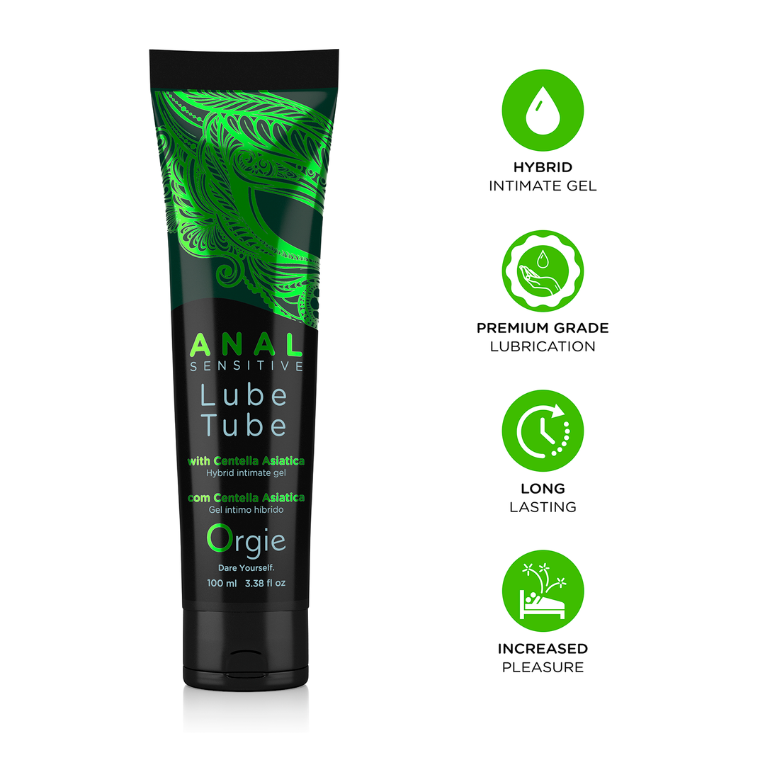 Orgie – Lube Tube Anal Sensitive – Sensitives Hybrid-Analgleitgel, 100 ml – Herstellerbild 3
