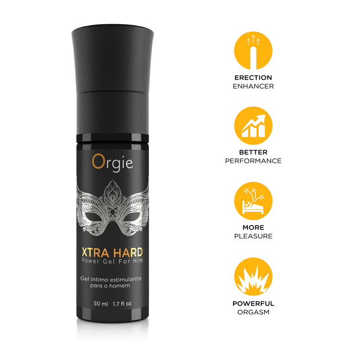 Orgie – Xtra Hard Power Gel For Him – Stimulationspflege für ihn, 50 ml – Herstellerbild 3