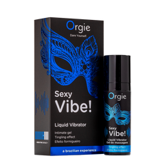Orgie – Sexy Vibe! Liquid Vibrator – Prickelndes Stimulationsgel, 15 ml