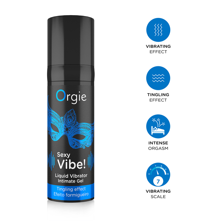 Orgie – Sexy Vibe! Liquid Vibrator – Prickelndes Stimulationsgel, 15 ml – Herstellerbild 3