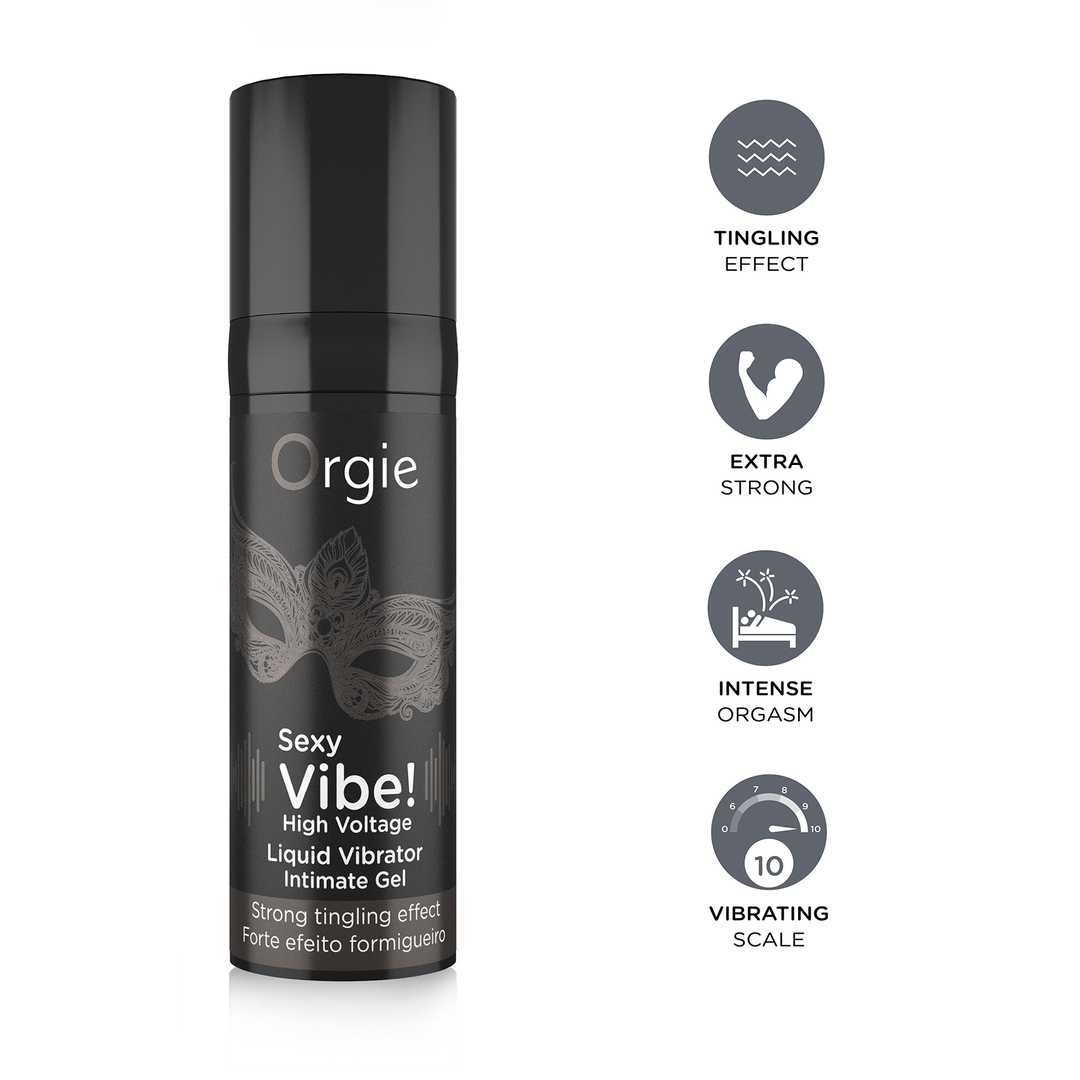 Orgie – Sexy Vibe! High Voltage – Prickelndes Stimulationsgel, 15 ml – Herstellerbild 3