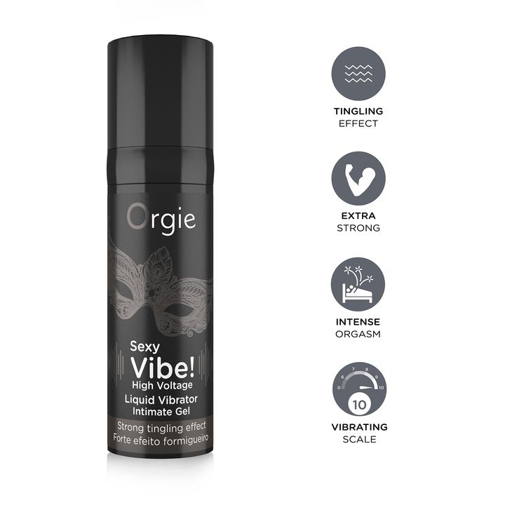 Orgie – Sexy Vibe! High Voltage – Prickelndes Stimulationsgel, 15 ml – Herstellerbild 3
