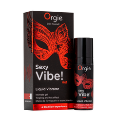 Orgie – Sexy Vibe! Hot – Prickelndes Stimulationsgel, 15 ml
