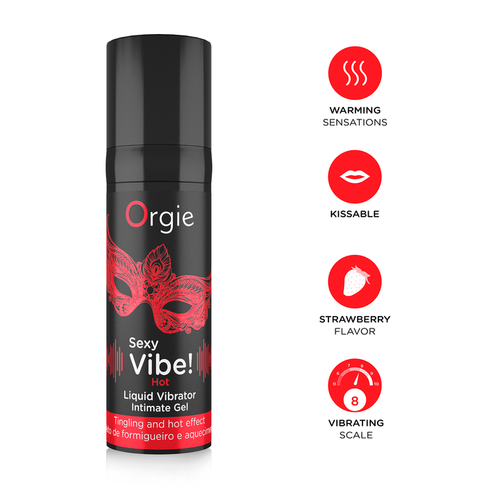 Orgie – Sexy Vibe! Hot – Prickelndes Stimulationsgel, 15 ml – Herstellerbild 3